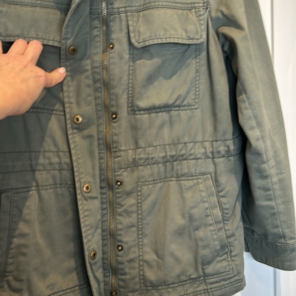 Gap Utility 100% Cotton Jacket Military Green Women size S - Picture 4 of 12